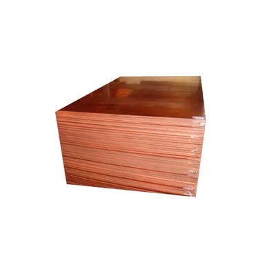 Κόκκινο γαλβανισμένο χαλκός φύλλο C1100 C5210 C2680 για τη διακόσμηση στο ξύλινο κιβώτιο