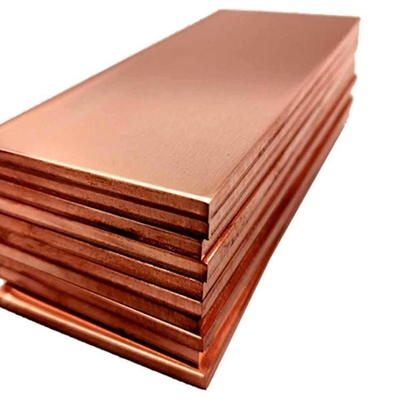 Κόκκινο γαλβανισμένο χαλκός φύλλο C1100 C5210 C2680 για τη διακόσμηση στο ξύλινο κιβώτιο