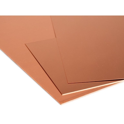 Κόκκινο γαλβανισμένο χαλκός φύλλο C1100 C5210 C2680 για τη διακόσμηση στο ξύλινο κιβώτιο