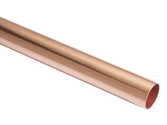 Στρογγυλός σωλήνας C11000 C10200 χαλκού για τα συστήματα HVAC