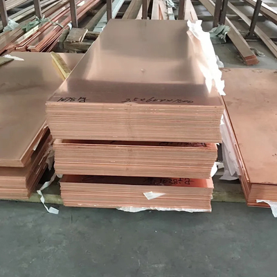 C2600 C2700 C5210 επίπεδη πλάκα χαλκού 0,5-200 mm πάχος 99,7% καθαρότητα